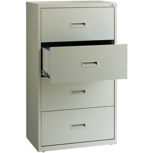30"W Lateral 4 Drawer Light Gray File