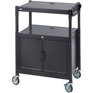 26"x20"x42" 3 Shelf Steel Adjustable AV Carts