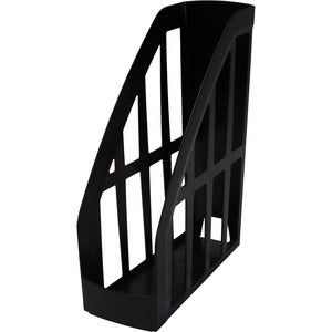 11.5"x9.8"x4" Black Plastic  Magazine File
