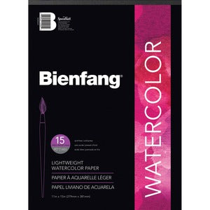 11"x15" Plain Aquademic Watercolour Paper 15Sheets