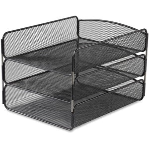 8"x9.3"x11.8" 3 Black Letter Tray