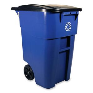 50Gal Brute Recycling Rollout Container w/Lid