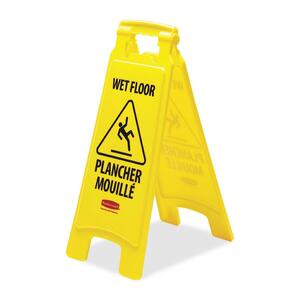 25"H Wet Floor Caution Sign