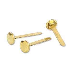 1" Brass Round Head Paper Fastener