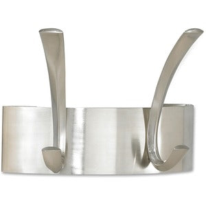 2 Hook Wall Mounted Metal Coat Rack