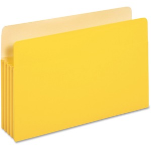 Yellow Legal 3.50" Expansion Colored File Pockets Each