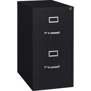 2 Drawer 15" Black Lockable  File