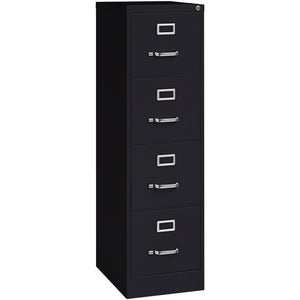 4 Drawer 15" Black Lockable File