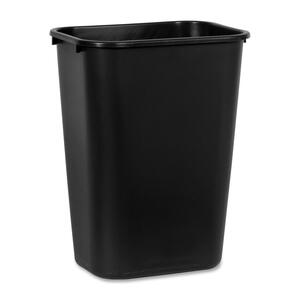 39.04L/41.25Qt Deskside Black Wastebasket
