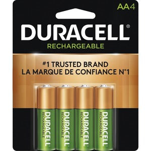 Duracell AA Rechargeable DX1500 Battery 4Pack