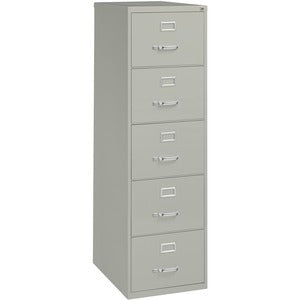 5 Drawer Gray Heavy Duty Security Lock File Cabinet