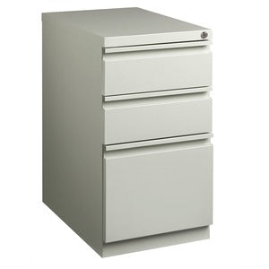 3 Drawer Gray Mobile Pedestal File