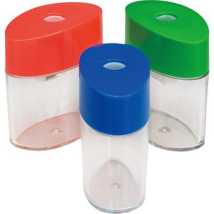 Assorted Color Oval Plastic Sharpeners