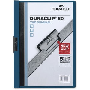 Dark Blue Vinyl Duraclip Report Covers