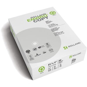 8.5"x11" Rolland Multipurpose 100% Recycled Paper - White