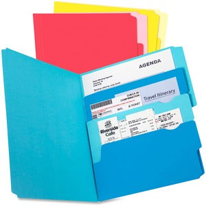 Assorted Letter Divide It Up Multi-Section File Folder 24Pack