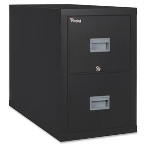 2 Drawer 21" Black Patriot Series Fire Proof Files