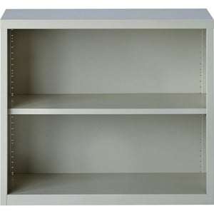 2 Shelf Light Gray Fortress Series Bookcases