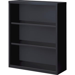 3 Shelf Black Fortress Series Bookcases