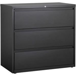 3-Drawer 42"W Black Lateral Files