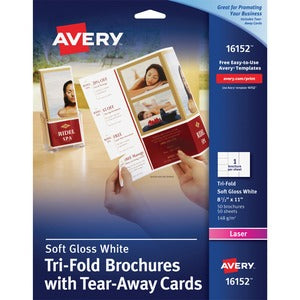 Tear-Away Cards Tri-Fold Brochure