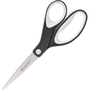 8" KleenEarth Soft Handle Scissors-Black