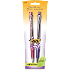 BIC #2 Black 0.7 mm Silhouette Mechanical Pencil 2/Pack