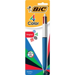 BIC 4-Color Medium Retractable Ball Pen Each