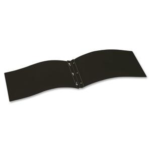 11"x17" Black ReportPro Tabloid Poly Portfolio with Fasteners