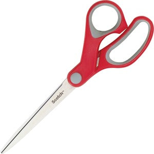 8" Red Stainless Steel  Scissors