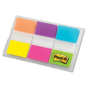 1"x1-3/4" Assorted Electric Glow Tape Flags
