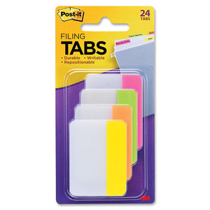 1.5"x2" Bright Assorted File Tab