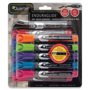 Quartet Assorted Bold EnduraGlide Dry Erase Marker 12/Pack