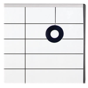 0.06"x18y Black Adhesive Whiteboard Gridding Tape