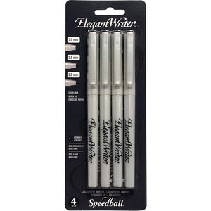 Black Calligraphic Pen Set