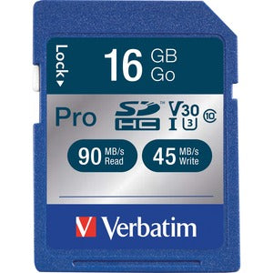 Verbatim 16GB Pro 600X SDHC Memory Card