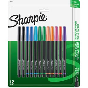 Sharpie Assorted Fine Pens 12/Pack