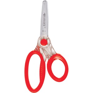5" X-Ray Microban Handle Blunt Kids Scissors