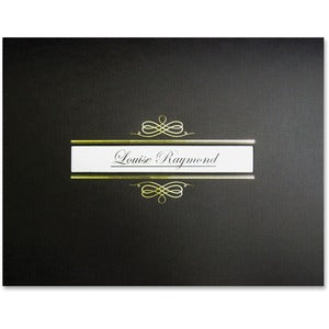 Black/Gold First Base Regent Window Certificate Holder 5Pack