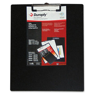 8.5"x11" Black "Stay Clean" Clipboard