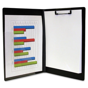 8.5"x11" Black Folding Clipboard