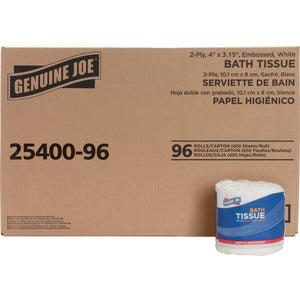 400 Sheet 3"x4" Bath Tissue
