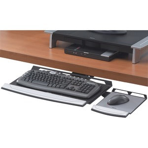 Fellowes Black Steel Office Suites Keyboard Tray