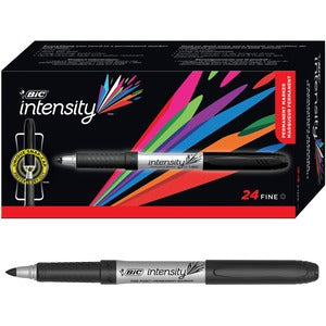 BIC Assorted Mark-it Fine Point Permanent Markers 24/Box
