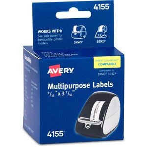 1/3 Cut Thermal File Folder  Labels