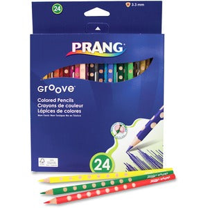 Slim Assorted Coloured Pencils 24Pack