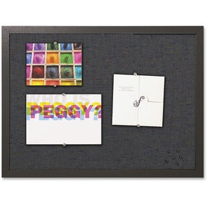 18"x24" Black Fabric Bulletin Board