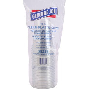 10 oz/295 mL Clear Cold Drink Plastic Cups 25Pack