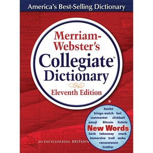 11th Ed. Collegiate Dictionary