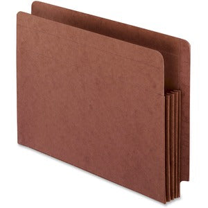 Red Legal Heavy Duty End Tab 3.50" Expanding File Pockets